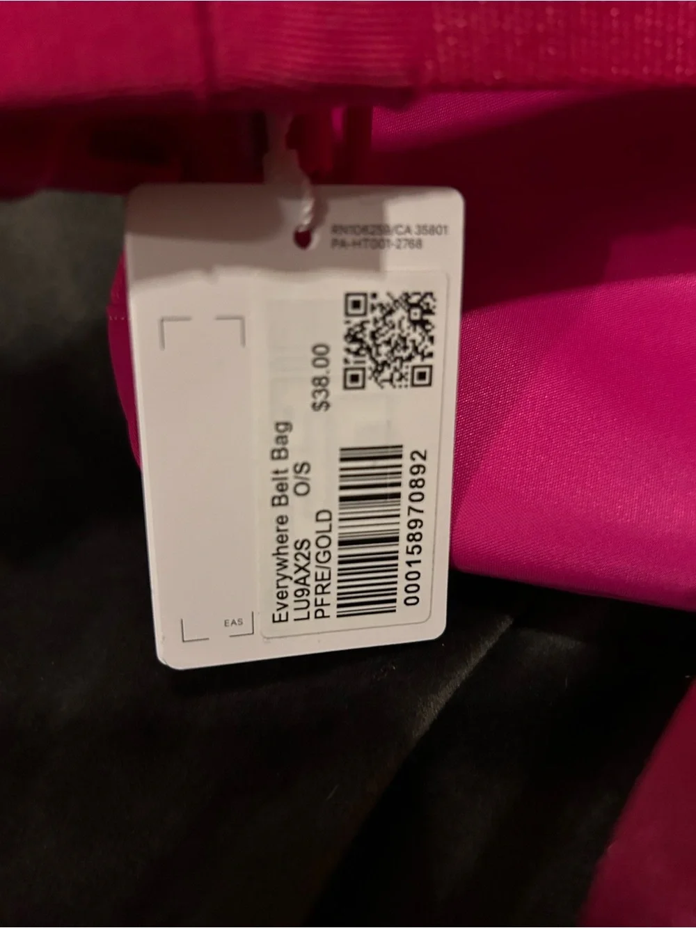 NWT lululemon Everywhere Belt Bag 1L - Sonic Pink Crossbody Waist Pack